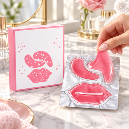 💎 Beauty Essential | Hydrogel Eye Lip Mask Care | Luxury Hydrating Skincare Set