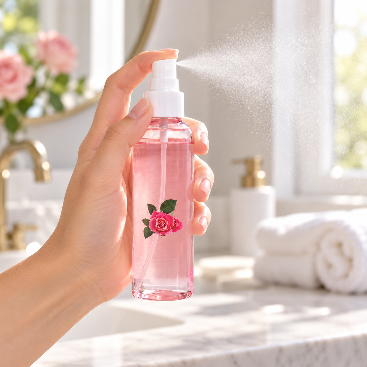 🌸 Beauty Essential | Rose Water Body Mist Spray | Fresh Hydrating Skin Care