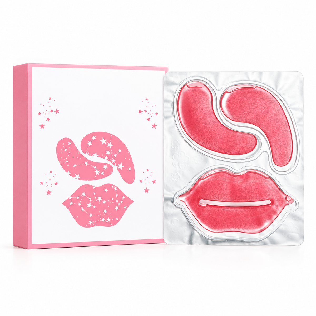 💎 Beauty Essential | Hydrogel Eye Lip Mask Care | Luxury Hydrating Skincare Set